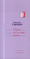 Couverture du livre « Théorie de la carte postale » de Sebastien Lapaque aux éditions Actes Sud