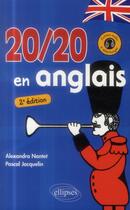 Couverture du livre « 20 sur 20 en anglais. 2e edition (avec fichiers audio) » de Nantet/Jacquelin aux éditions Ellipses