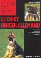 Couverture du livre « Chiot berger allemand » de Rubin aux éditions De Vecchi