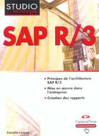 Couverture du livre « Sap R/3 » de Danielle Larocca aux éditions Campuspress