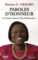 Couverture du livre « Paroles d'honneur » de E.Gbagbo/Simone aux éditions Ramsay