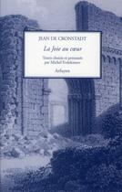 Couverture du livre « Joie au coeur (la) » de De Cronstadt J aux éditions Arfuyen