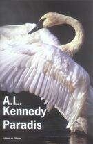 Couverture du livre « Paradis » de A. L. Kennedy aux éditions Editions De L'olivier