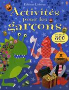 Couverture du livre « Activités pour les garçons avec plus de 800 autocollants » de Gilpin/Harrison aux éditions Usborne