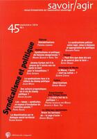 Couverture du livre « Savoir agir n45 » de Robette Nicolas / Sc aux éditions Croquant