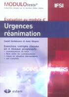 Couverture du livre « Urgences, réanimation » de Ningres Anne aux éditions Estem