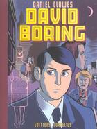 Couverture du livre « David boring » de Daniel Clowes aux éditions Cornelius