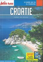 Couverture du livre « GUIDE PETIT FUTE ; CARNETS DE VOYAGE ; Croatie (édition 2018) » de  aux éditions Le Petit Fute