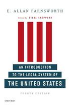 Couverture du livre « An Introduction to the Legal System of the United States, Fourth Editi » de Farnsworth E Allan aux éditions Oxford University Press Usa