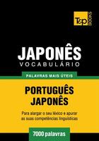 Couverture du livre « Vocabulário Português-Japonês - 7000 palavras mais úteis » de Andrey Taranov aux éditions T&p Books