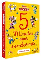 Couverture du livre « 5 minutes pour s'endormir ; Mickey ; histoires de souris » de Disney aux éditions Disney Hachette