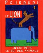 Couverture du livre « Pourquoi le lion n'est plus le roi des animaux » de Bofane/Lev aux éditions Gallimard-jeunesse