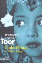 Couverture du livre « La fille du rivage » de Pramoedya Ananta Toer aux éditions Gallimard
