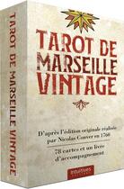 Couverture du livre « Tarot de Marseille vintage » de Anna Maria Morsucci aux éditions Editions Intuitives