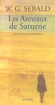 Couverture du livre « Les anneaux de Saturne » de Winfried Georg Sebald aux éditions Actes Sud