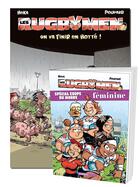 Couverture du livre « Les rugbymen t.20 : on va finir en botté ! » de Beka et Poupard aux éditions Bamboo