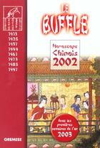 Couverture du livre « Horoscope Chinois 2002 ; Le Buffle » de T'Ien Hsiao Wei aux éditions Gremese