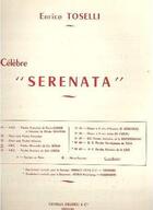 Couverture du livre « Serenata op.6 --- baryton et piano » de Toselli Enrico aux éditions Delrieu