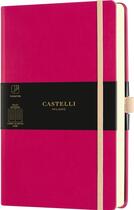 Couverture du livre « Carnet aquarela grand format ligne fuchsia » de Castelli aux éditions Castelli Milano