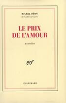 Couverture du livre « Le prix de l'amour » de Michel Deon aux éditions Gallimard