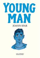 Couverture du livre « Young man » de Joann Sfar aux éditions Gallimard Bd
