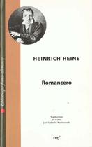 Couverture du livre « Romancero » de Heinrich Heine aux éditions Cerf