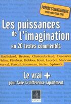 Couverture du livre « Les Puissances De L'Imagination En 20 Textes Commentes » de Collin aux éditions Armand Colin