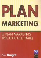 Couverture du livre « Plan marketing » de Peter Knight aux éditions Pearson