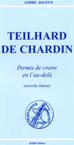 Couverture du livre « Teilhard de chardin permis » de Daleux aux éditions Aubin