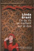Couverture du livre « Ce qu'ils se mettent sur le dos » de Linda Grant aux éditions Joelle Losfeld
