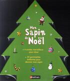 Couverture du livre « Mon sapin de Noël ; coffret : 4 contes merveilleux ; 25 gommettes brillantes » de  aux éditions Nathan