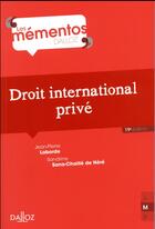 Couverture du livre « Droit international privé (19e édition) » de Jean-Pierre Laborde aux éditions Dalloz