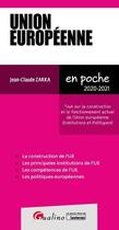 Couverture du livre « Union européenne (édition 2020/2021) » de Jean-Claude Zarka aux éditions Gualino