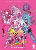 Couverture du livre « Jem et les hologrammes Tome 1 : showtime ! » de Kelly Thompson et Sophie Campbell aux éditions Glenat Comics