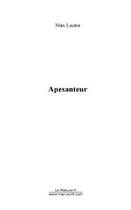 Couverture du livre « Apesanteur » de Max Lector aux éditions Editions Le Manuscrit