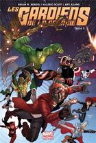 Couverture du livre « Les Gardiens de la Galaxie Tome 5 : les Gardiens rencontrent les Avengers » de Valerio Schiti et Brian Michael Bendis et Art Adams aux éditions Panini
