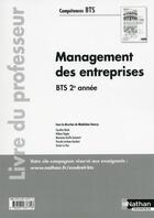 Couverture du livre « Management des entreprises ; BTS 2ème année ; livre du professeur (édition 2015) » de Doussy Madeleine aux éditions Nathan