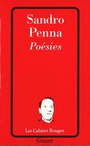 Couverture du livre « Poesies » de Sandro Penna aux éditions Grasset Et Fasquelle
