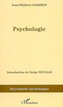 Couverture du livre « Psychologie » de Jean-Philibert Damiron aux éditions L'harmattan
