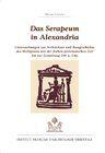 Couverture du livre « Das serapeum in alexandria » de Sabottka M aux éditions Ifao