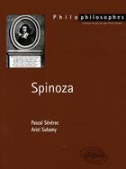 Couverture du livre « Spinoza » de Severac Suhamy aux éditions Ellipses