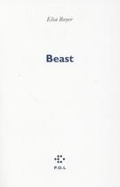 Couverture du livre « Beast » de Elsa Boyer aux éditions P.o.l