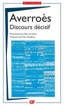 Couverture du livre « Discours décisif » de Averroes aux éditions Flammarion