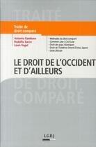 Couverture du livre « Traité de droit comparé » de Gambardo et Sacco et Louis Vogel aux éditions Lgdj
