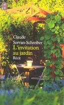 Couverture du livre « L'invitation au jardin » de Servan-Schreiber Cla aux éditions J'ai Lu