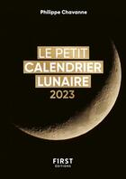 Couverture du livre « Calendrier lunaire (édition 2023) » de Philippe Chavanne aux éditions First