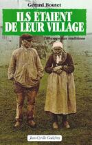 Couverture du livre « Ils étaient de leur village » de Gerard Boutet aux éditions Jean-cyrille Godefroy