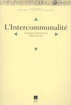 Couverture du livre « Intercommunalite » de Pur aux éditions Pu De Rennes