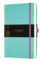 Couverture du livre « Carnet aquarela tres grand format quadrille jade » de Castelli aux éditions Castelli Milano