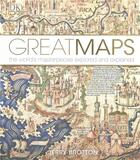 Couverture du livre « GREAT MAPS » de Jerry Brotton aux éditions Dorling Kindersley